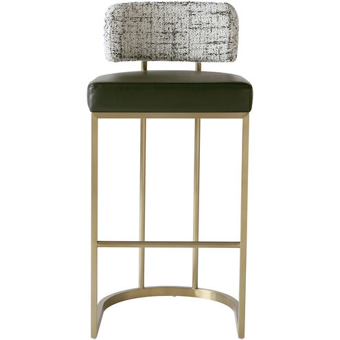 Larissa 37.75 inch Bravo Black / Halton Birch Barstool